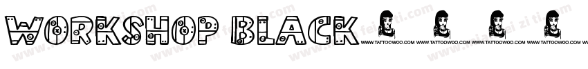Workshop Black字体转换